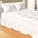 English Rose Bedspread & Pillowshams - Double (Cream/Pink) Image