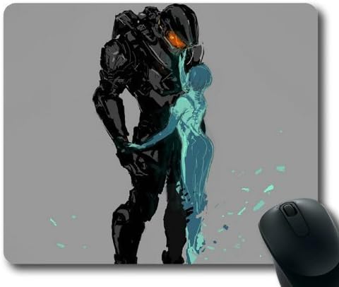 Halo 4 - Master Chief And Cortana Mouse Pad, Customized Rectangle Mousepad Diy By Bestsellcase