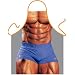 Macho Man Sexy Novelty Apron for Barbeque and Kitchen designed by Itati