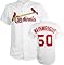 Adam Wainwright White Majestic MLB Home Replica St. Louis Cardinals Jersey