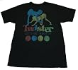 TS888 Twister Game Get Knotty Vintage Style Faded Junk Food Soft T-Shirt