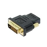DVI 24+1 (DVI-D) Male to HDMI Female Adapter