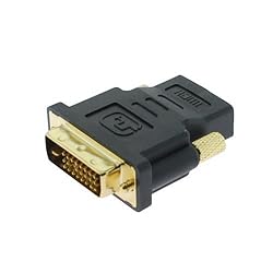 DVI 24+1 (DVI-D) Male to HDMI Female Adapter