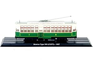 Collectables 1/87 Motrice Type 500 (CGPT) Tram Tramways Model collection Green