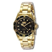 Invicta Men's Pro Diver Collection 23k Gold Plated Watch #8936