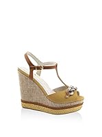 Hypnosi Sandalias de cuña Kate (Camel / Arena / Caqui)