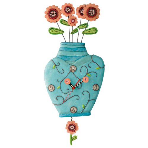 Enesco Allen Designs Wanduhr mit Pendel Blooming Delight Preisvergleich