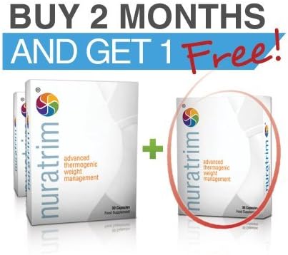 Nuratrim Natural Thermogenic Fat Burner, Metabolism Booster & Weight Loss Supplement - 90 Capsules