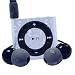 Waterfi 100% Waterproof iPod Shuffle Swim Kit with Dual Layer Waterproof/Shockproof Protection (Silv