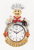 ITALIAN CHEF 3-Dimensional Wall Clock BRAND NEW!