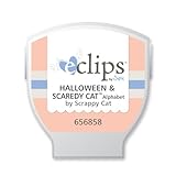 Sizzix 656858 Eclips Artwork Cartridge, Halloween and Scaredy Cat Alphabet Theme by Scrappy Cat