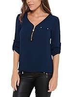 Marilyne & John Blusa (Azul Marino)