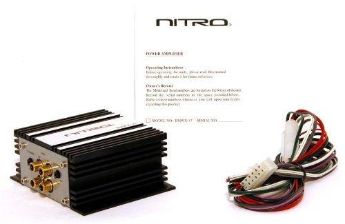 Brand New Nitro Bmw-x43 300 Watt 4 Channel Car Amplifier