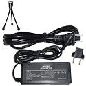 HQRP Replacement AC Adapter / Charger for Canon VIXIA HFS10, HFS100, HF20, HF200 Digital Camcorder - (incl. USA Plug & Euro Adapter) + Mini Tripod