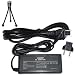 HQRP Replacement AC Adapter / Power Supply for Canon DC100, DC210, DC220, DC230 Digital Camcorder - (incl. USA Plug & Euro Adapter) + Mini Tripod