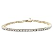 10k White or Yellow Gold Diamond 4-Prong Tennis Bracelet (2 cttw, I-J Color, I1-I2 Clarity)