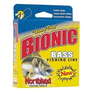 Bionic Bass Fishing Line: 10 Pound Test – 350 Yard Spool – Green Camo