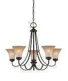 Quoizel ALZ5005PN Aliza 5 Light Chain Hung Chandelier
