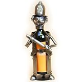 from WATSONS POLICEMAN - Handmade Metal Recycled Wine Bottle Holder