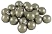 Club Pack Of 120 Shiny Metallic Silver Glass Ball Christmas Ornaments 1.25
