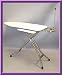 Ironing Board Mega Iron Center Wide (17x48) w/ Sleeve Board in Chrome by Whitney Design