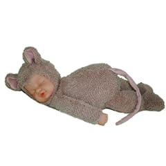 Schmusepuppe 37 cm Baby Maus Anne Geddes Bean Filled Down in the garden Collection Puppe Puppen Tier Weichpuppe Stoff Stoffpuppe Babypuppe Pl�sch Stofftier Bean Filled