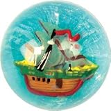 5 x 40mm Pirate Ship Bouncy Ball   great for party bags