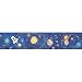Blue Mountain Wallcoverings SR129405 Just for Kids Outer Space Self-Stick Wall Border