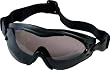Black SWAT TEC Single Lens Anti-Fog & Scratch Resistant Tactical Goggles