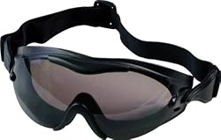 Black SWAT TEC Single Lens Anti-Fog & Scratch Resistant Tactical Goggles