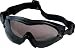 Black SWAT TEC Single Lens Anti-Fog & Scratch Resistant Tactical Goggles