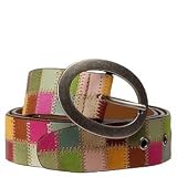 Fossil Quilted Squares Belt