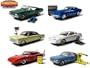 Set of 6 Muscle Car Garage Hobby Collection 1/64 Series 3