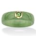 PalmBeach Jewelry 10k Gold Green Jade and Peridot Ring