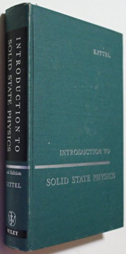 introduction to solid state physics second edition
