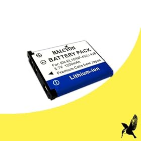 Halcyon 1200 mAH Lithium Ion Replacement Battery for Kodak Easyshare Mini M200 10 MP Digital Camera and Kodak KLIC-7006