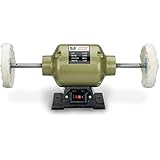 Neiko 2.35 Amp 6-Inch Bench Grinder Buffer with 2 Buffing Wheels