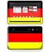 Protective Vinyl Skin Decal Cover for Motorola Xoom Tablet German Flag