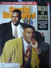 Augmon, Stacey Autographed/Hand Signed Sports Illustrated Magazine 11/19/90