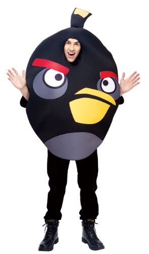 Paper Magic Unisex - Adult Angry Birds Black Costume Set