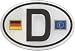 Produkt-Bild: Aufkleber Deutschland, Dimension