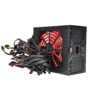 A-Power ACE 1200W 20+4-pin ATX PSU with SATA, PCIe & 8-pin +12V Connector Black