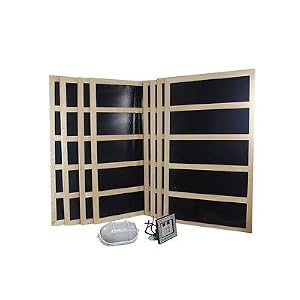 Complete Infrared sauna heater package - 2400 Watts