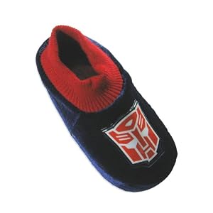 Transformers - Toddler Boys Transformer Bootie Slipper, Navy