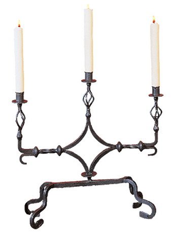 Three Light Twist Candelabra