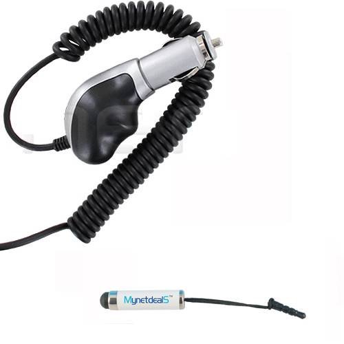 Heavy Duty Car Charger (w/8 ft thick cord) for Blackberry Priv/Leap/Passport/Bold 9900/Porsche Design P'9983
