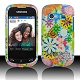 Green Pink Spring Flower Design Rubberized Snap on Hard Skin Shell Protecto ....