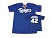 Jackie Robinson 42 Brooklyn Dodgers Royal Name and Number Adult T-Shirt Image