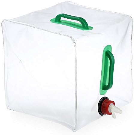 20L PVC Outdoor Foldable Folding Collapsible Transparent Drinking Water Bag Car Water Carrier Container