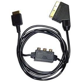 SONY Playstation 2 Scart Lead Cable with AV outputs